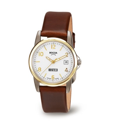 Uhrenarmband für Damenuhr BOCCIA Titanium Outside 3298-05 (alt: 3080-05), ohne Dornschließe