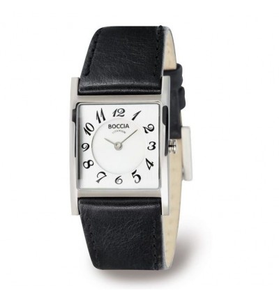 Uhrenarmband BOCCIA Titanium Style 3163-03 | schwarz