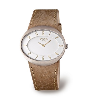 Uhrenarmband für BOCCIA Titanium Damenuhr, Trend, 3165-01