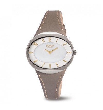 Uhrenarmband für BOCCIA Titanium Damenuhr, Trend, 3165-17