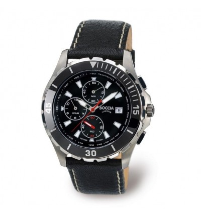 Uhrenarmband für BOCCIA Titanium Herrenuhr Sport 3766-01