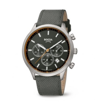 Uhrenarmband für BOCCIA Titanium Herrenuhr Sport 3750-01