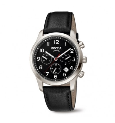Uhrenarmband BOCCIA Titanium Sport 3749-02 | schwarz