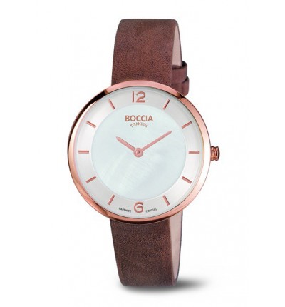 Uhrenarmband für BOCCIA Titanium Damenuhr Slim 3244-04