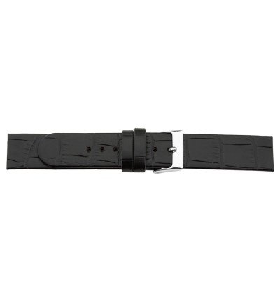 schwarzes Ersatzarmband 14-22 mm, geeignet für Skagen- und Bering-Uhren mit verschraubten Armband