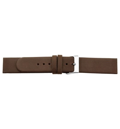 braunes Ersatzarmband 12-24 mm, geeignet für Skagen- und Bering-Uhren mit verschraubten Armband