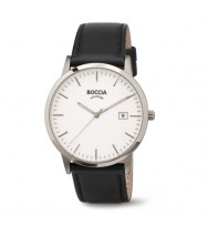 Uhrenarmband BOCCIA Titanium Classic 3588-01 | schwarz