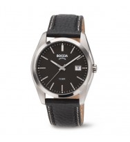 Uhrenarmband BOCCIA Titanium Sport 3608-02 | schwarz