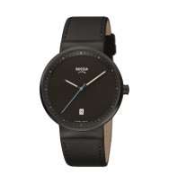 Uhrenarmband BOCCIA Titanium Slim 3615-04 | schwarz