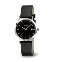 Uhrenarmband BOCCIA Titanium Classic 3180-02 | schwarz