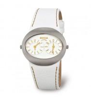 Uhrenarmband BOCCIA Titanium Style 3211-01 | weiß