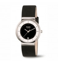 Uhrenarmband BOCCIA Titanium Slim 3123-10 | schwarz
