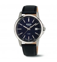 Uhrenarmband BOCCIA Titanium Classic 3633-01 | schwarz