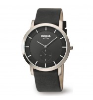 Uhrenarmband BOCCIA Titanium Classic 3540-02 | schwarz