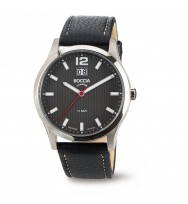 Uhrenarmband BOCCIA Titanium Classic 3580-01 | schwarz