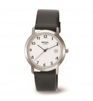 Uhrenarmband BOCCIA Titanium Classic 3617-01 | schwarz