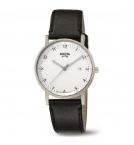 Uhrenarmband BOCCIA Titanium Slim 3636-01 | schwarz