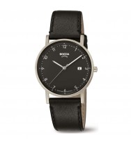 Uhrenarmband BOCCIA Titanium Slim 3636-02 | schwarz