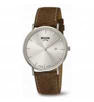 Uhrenarmband BOCCIA Titanium Slim 3648-01 | braun
