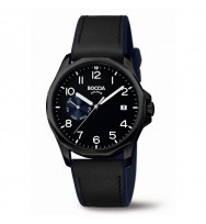 Uhrenarmband BOCCIA Titanium Sport 3644-03 | schwarz