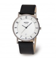 Uhrenarmband BOCCIA Titanium Slim 3533-03 | schwarz