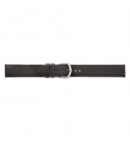 Uhrenband Schwarz glatt, Lamm-Nappa, 3647