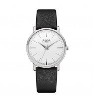 Uhrenarmband M&M Damenuhr New Classic M11926-442, schwarz