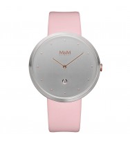 Uhrenarmband M&M Damenuhr Big Time M11881-941, rosa
