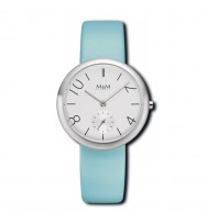 Uhrenarmband M&M Damenuhr New Design Watch M11932-623, hellblau
