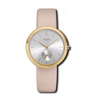 Uhrenarmband M&M Damenuhr New Design Watch M11932-912, beige