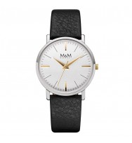 Uhrenarmband M&M Damenuhr New Classic M11926-462, schwarz