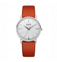 Uhrenarmband M&M Damenuhr New Classic M11926-742, orange
