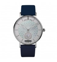 Zeppelin Uhrenarmband Mandala 8131-1 Set, 18 mm blau